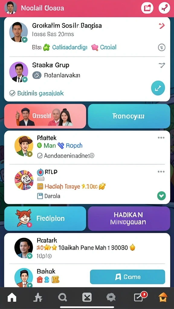 777zx - Tampilan antarmuka yang menarik dan mudah dinavigasi.
